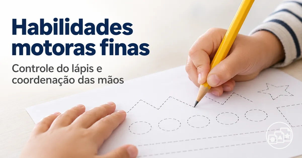 Atividades de motricidade fina para apoiar o controle do lápis e a coordenação das mãos